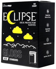Accessori Cards - 105 card sleeves - buste protettive per cards: Eclipse - gloss royal yellow - formato usa 66 x 91