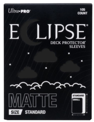 Accessori Cards - 105 card sleeves - buste protettive per cards: Eclipse - matte jet black - formato usa 66 x 91