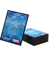 Accessori Cards - 105 card sleeves - buste protettive per cards: Spider-man art sleeves - island - formato usa 66 x 92