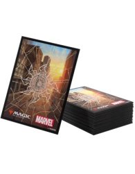 Accessori Cards - 105 card sleeves - buste protettive per cards: Spider-man art sleeves - plain - formato usa 66 x 92