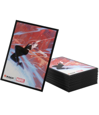 Accessori Cards - 105 card sleeves - buste protettive per cards: Spider-man art sleeves - spider-gwen - formato usa 66 x 92