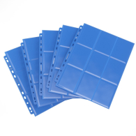 Accessori Cards - 10 fogli per raccoglitore ad anelli: 9 tasche - blue