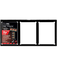 Accessori Cards - 3 card black border - one touch  : Magnetic holder 35pt - standard size
