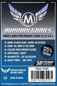 Accessori Cards - 50 card sleeves - board game: 45 x 68 mm - mini euro - premium