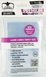 Accessori Cards - 50 card sleeves - board game: 73 x 122 mm - tarot cards - soft