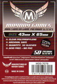 Accessori Cards - 50 card sleeves - board game: 43 x 65 mm - mini chimera - premium