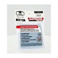 Accessori Cards - 50 card sleeves - board game: 73 x 73 mm - square size