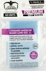 Accessori Cards - 60 card sleeves - board game: 59 x 91,5 mm - standard american - soft - risiko