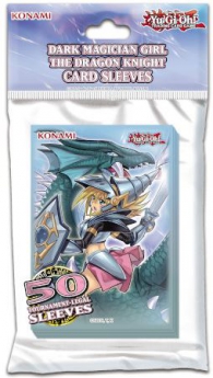 Accessori Cards - 50 card sleeves premium - buste protettive: Yugioh! dark magician girl the dragon knight