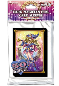 Accessori Cards - 50 card sleeves premium - buste protettive: Yugioh! dark magician girl - formato jap 63 x 90