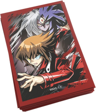 Accessori Cards - 50 card sleeves premium - buste protettive: Yugioh! jaden & yubel - formato jap 63 x 90