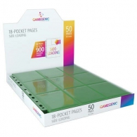 Accessori Cards - 50 fogli per raccoglitore ad anelli: 9 tasche - green