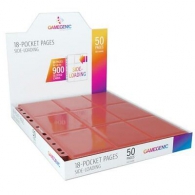 Accessori Cards - 50 fogli per raccoglitore ad anelli: 9 tasche - red