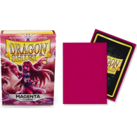 Accessori Cards - 60 card sleeves - buste protettive per cards: Classic magenta - formato jap 62 x 89