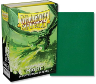 Accessori Cards - 60 card sleeves - buste protettive per cards: Dual sleeves matte might - formato jap 62 x 89