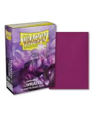 Accessori Cards - 60 card sleeves - buste protettive per cards: Dual sleeves matte wraith - formato jap 62 x 89