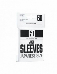 Accessori Cards - 60 card sleeves - buste protettive per cards: Just sleeves black - formato jap 62 x 89