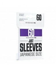 Accessori Cards - 60 card sleeves - buste protettive per cards: Just sleeves purple - formato jap 62 x 89
