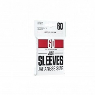 Accessori Cards - 60 card sleeves - buste protettive per cards: Just sleeves red - formato jap 62 x 89