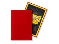 Accessori Cards - 60 card sleeves - buste protettive per cards: Matte crimson - formato jap 62 x 89