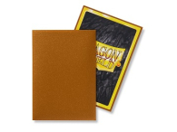 Accessori Cards - 60 card sleeves - buste protettive per cards: Matte gold - formato jap 62 x 89