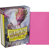 Accessori Cards - 60 card sleeves - buste protettive per cards: Matte pink diamond - formato jap 62 x 89