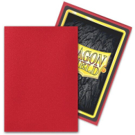 Accessori Cards - 60 card sleeves - buste protettive per cards: Matte ruby - formato jap 62 x 89