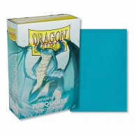 Accessori Cards - 60 card sleeves - buste protettive per cards: Matte turquoise - formato jap 62 x 89