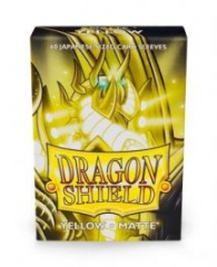 Accessori Cards - 60 card sleeves - buste protettive per cards: Matte yellow - formato jap 62 x 89