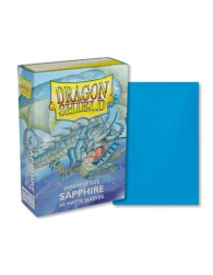 Accessori Cards - 60 card sleeves - buste protettive per cards: Matte sapphire - formato jap 62 x 89