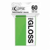 Accessori Cards - 60 card sleeves premium - buste protettive: Eclipse gloss lime green - formato jap 62 x 89