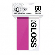 Accessori Cards - 60 card sleeves premium - buste protettive: Eclipse gloss pink - formato jap 62 x 89