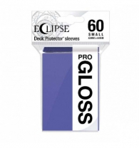 Accessori Cards - 60 card sleeves premium - buste protettive: Eclipse gloss royal purple - formato jap 62 x 89