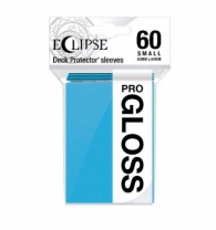 Accessori Cards - 60 card sleeves premium - buste protettive: Eclipse gloss sky blue - formato jap 62 x 89