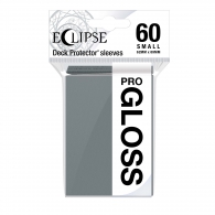 Accessori Cards - 60 card sleeves premium - buste protettive: Eclipse gloss smoke grey - formato jap 62 x 89