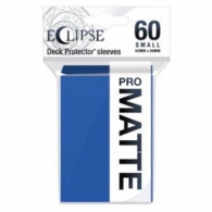 Accessori Cards - 60 card sleeves premium - buste protettive: Eclipse matte pacific blue - formato jap 62 x 89