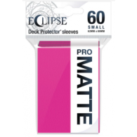 Accessori Cards - 60 card sleeves premium - buste protettive: Eclipse matte pink - formato jap 62 x 89