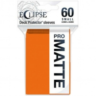 Accessori Cards - 60 card sleeves premium - buste protettive: Eclipse matte pumpkin orange - formato jap 62 x 89