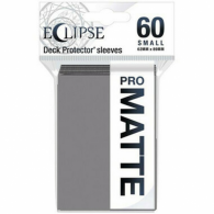 Accessori Cards - 60 card sleeves premium - buste protettive: Eclipse matte smoke grey - formato jap 62 x 89