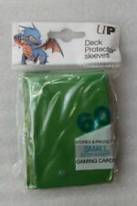 Accessori Cards - 60 card sleeves premium - buste protettive: Gloss green - formato jap 62 x 89