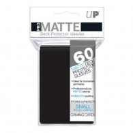 Accessori Cards - 60 card sleeves premium - buste protettive: Matte small black - formato jap 62 x 89