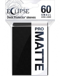 Accessori Cards - 60 card sleeves premium - buste protettive: Matte black - formato jap 62 x 89