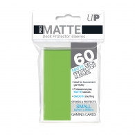 Accessori Cards - 60 card sleeves premium - buste protettive: Matte lime green - formato jap 62 x 89