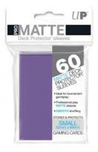 Accessori Cards - 60 card sleeves premium - buste protettive: Matte purple - formato jap 62 x 89