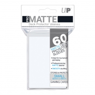 Accessori Cards - 60 card sleeves premium - buste protettive: Matte white - formato jap 62 x 89