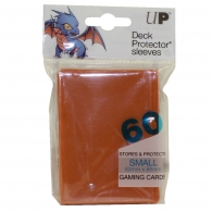 Accessori Cards - 60 card sleeves premium - buste protettive: Orange - formato jap 62 x 89
