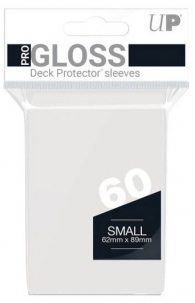 Accessori Cards - 60 card sleeves premium - buste protettive: Solid clear - formato jap 62 x 89