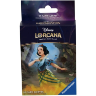 Accessori Cards - 65 card sleeves - buste protettive per cards: Lorcana - biancaneve - formato usa 66 x 92