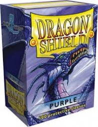 Accessori Cards - 100 card sleeves - buste protettive per cards: Purple - formato usa 66 x 91