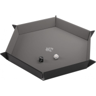 Accessori Cards - Magnetic dice tray: Hexagonal - black/grey